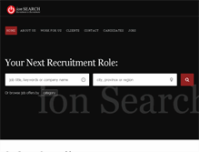 Tablet Screenshot of ion-search.com